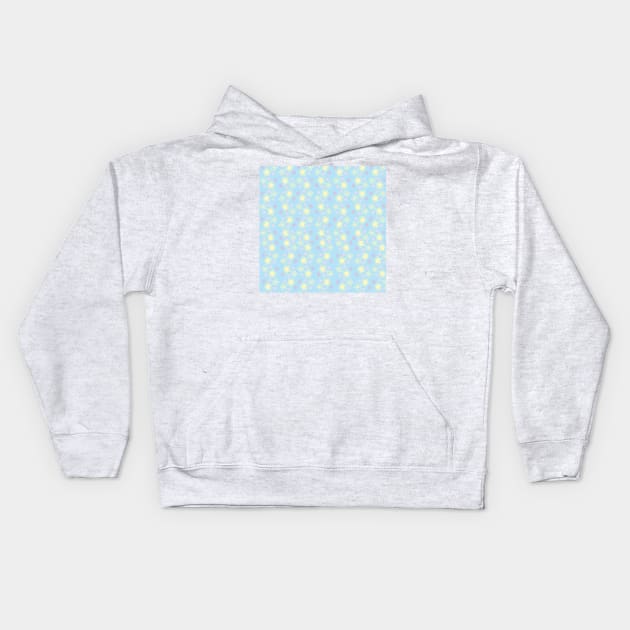 Pastel Stars Pattern Kids Hoodie by SaganPie